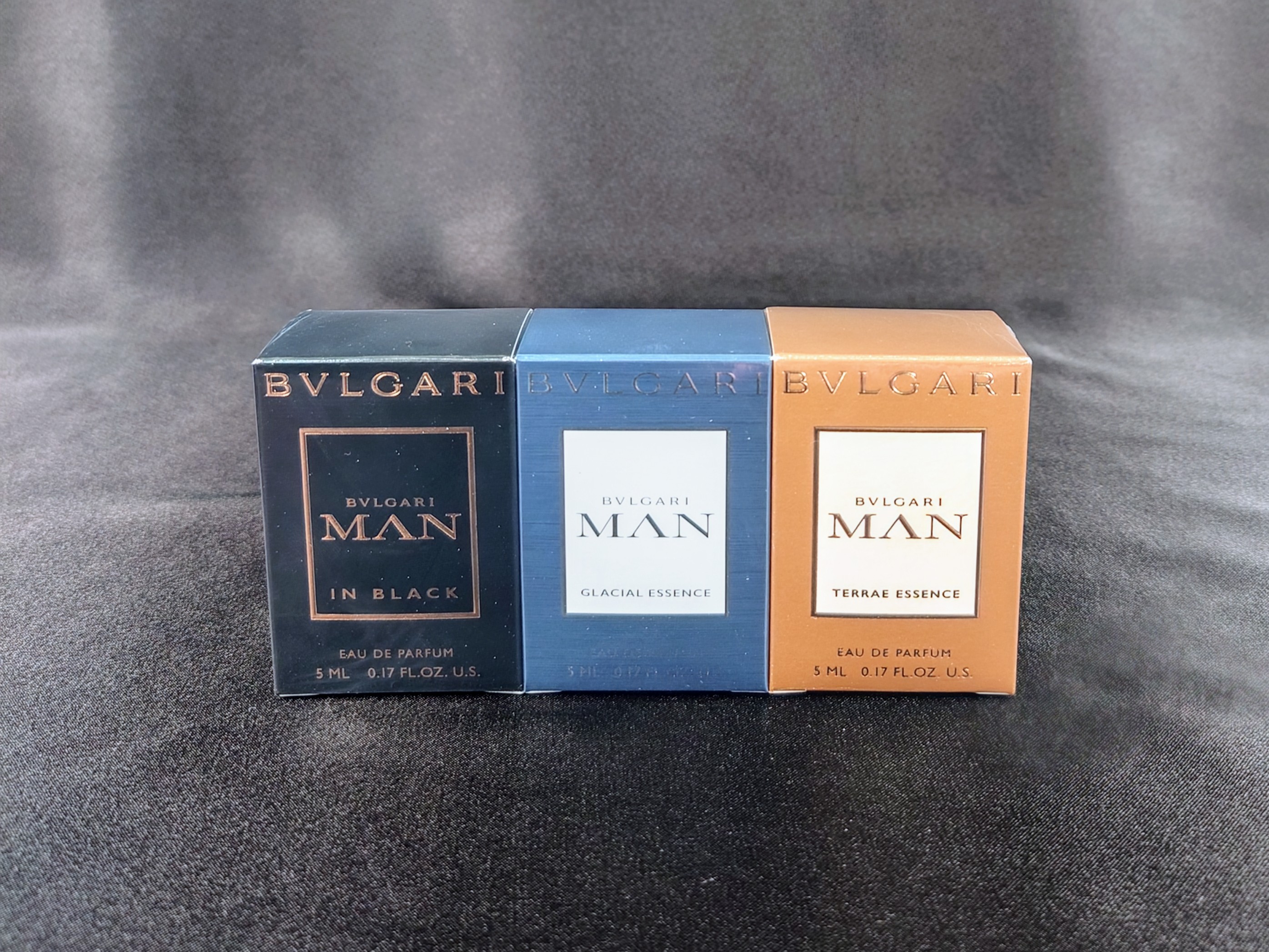 【追加購入】プリティくじ　男性用プチギフト（特賞ステッカー付）BVLGARIオードパルファム5ml 3個セット